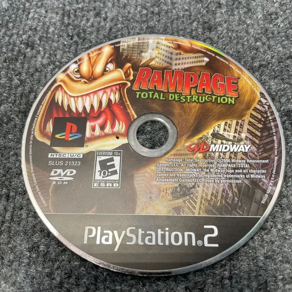 Rampage: Total Destruction (Sony PlayStation 2, 2006)